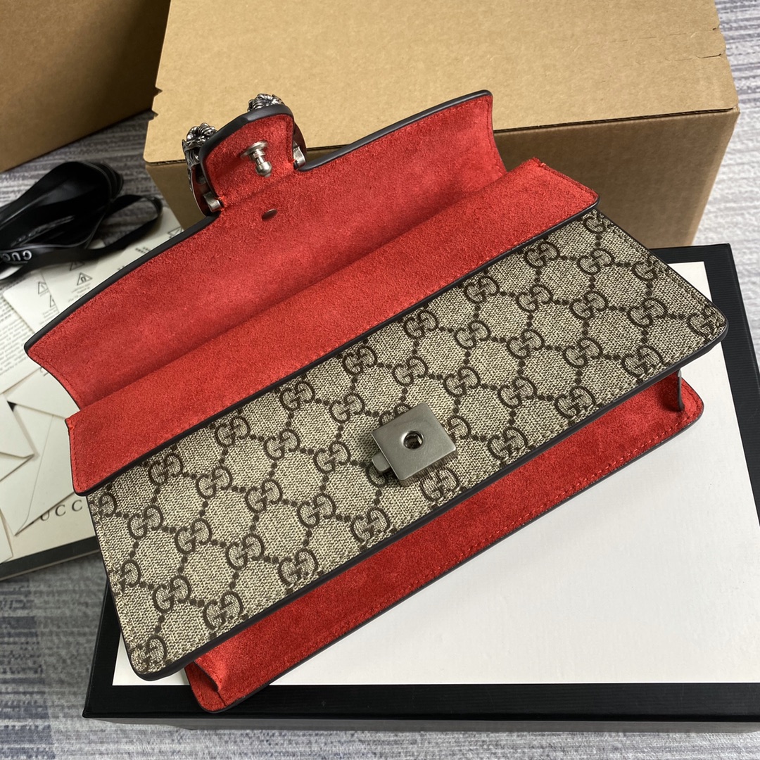 Gucci Dionysus GG Small Shoulder Bag 499623 Red